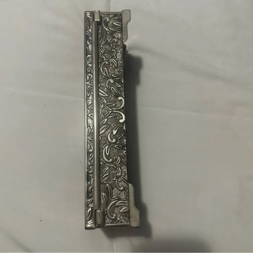Vtg Godinger Silver 1992 Velvet-Lined Jewelry Box 9x4x2 | Quiet Luxury Decor - Picture 5 of 12